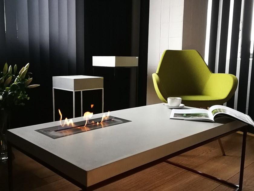 CO33 Камин / журнальный столик из бетона Tabula Blct1.1 - Вид №1