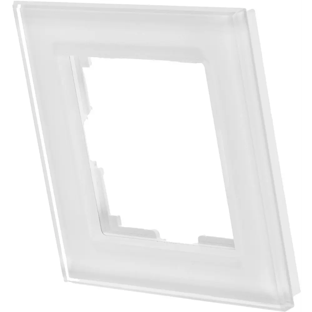 WERKEL Favorit - Стеклянная рамка для розеток белого цвета 17781481 STLM-0008569 - Вид №2