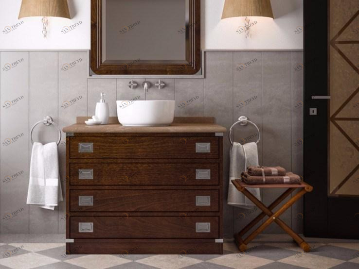 Caroti Тумба под умывальник с ящиками Via montenapoleone sun-id-1409649