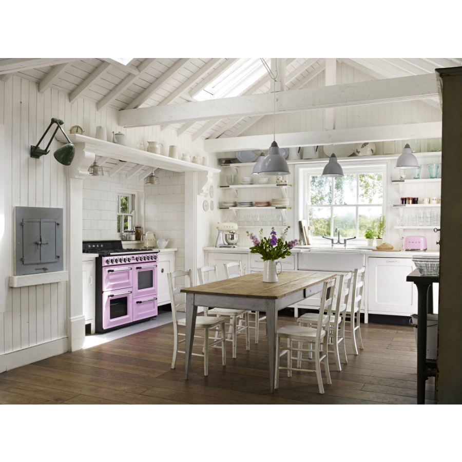 Тостер Smeg на 2 ломтика, розовый TSF01PKEU - Вид №1