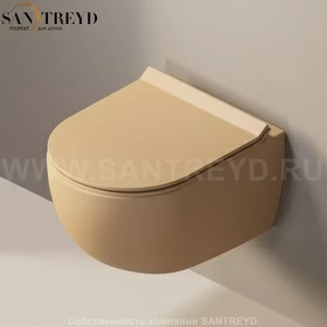 AP119G9004 Подвесной унитаз настенный Коричневый Ceramica Flaminia App Италия