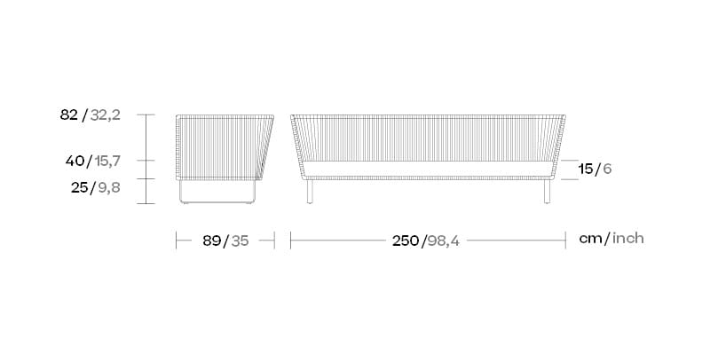 Садовый диван Kettal Bitta ARCH-00147214 - Вид №7