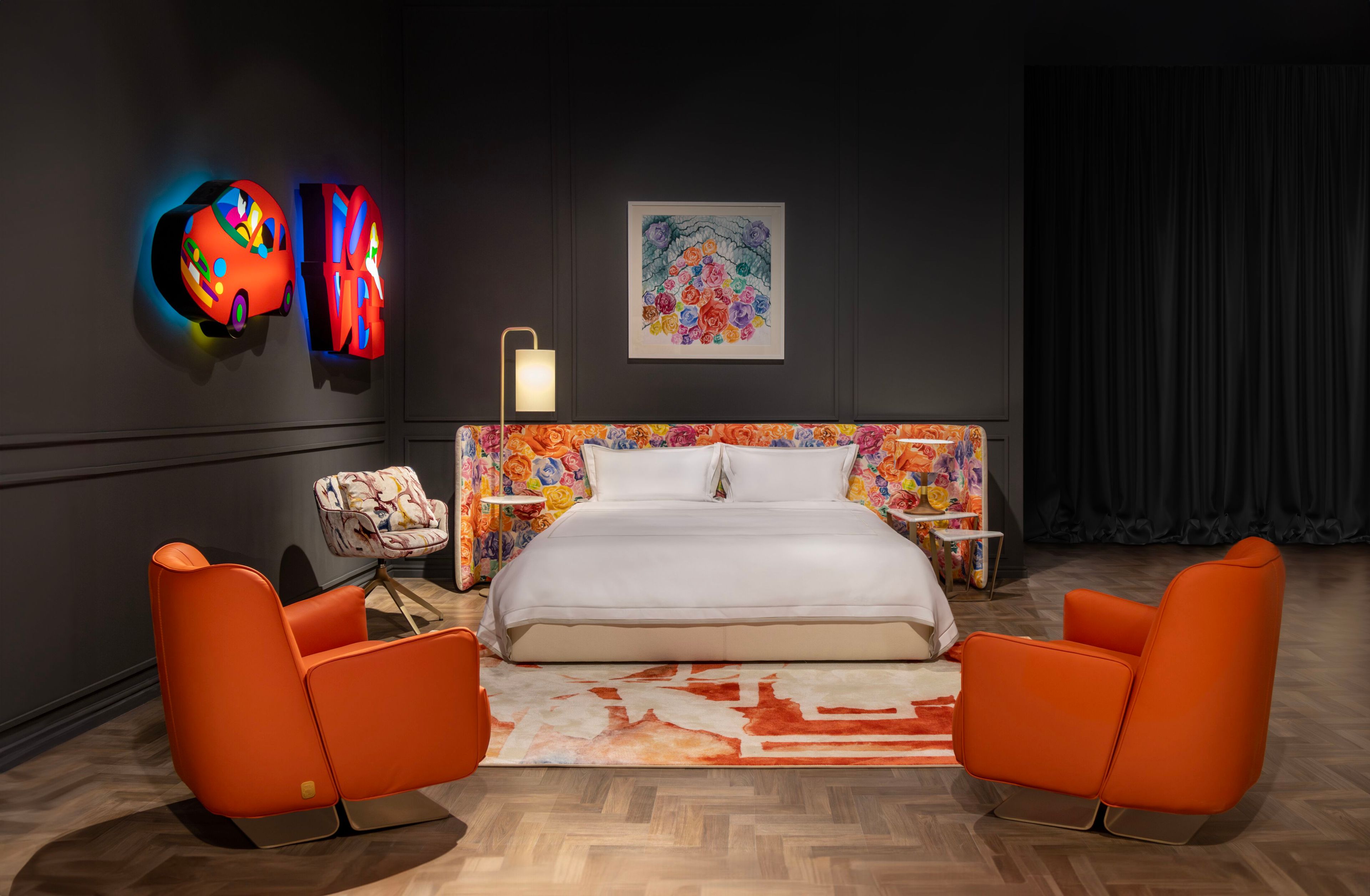 Двуспальная кровать из ткани с мягким изголовьем Formitalia LEJLA LARGE ARCH-00089098 - Вид №2