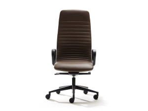 Офисное кресло с откидывающейся спинкой с подлокотниками