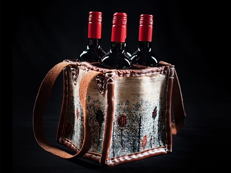 Держатель для бутылок из ткани и кожи Zollanvari Mafrash Wine Carriers ARCH-00029528