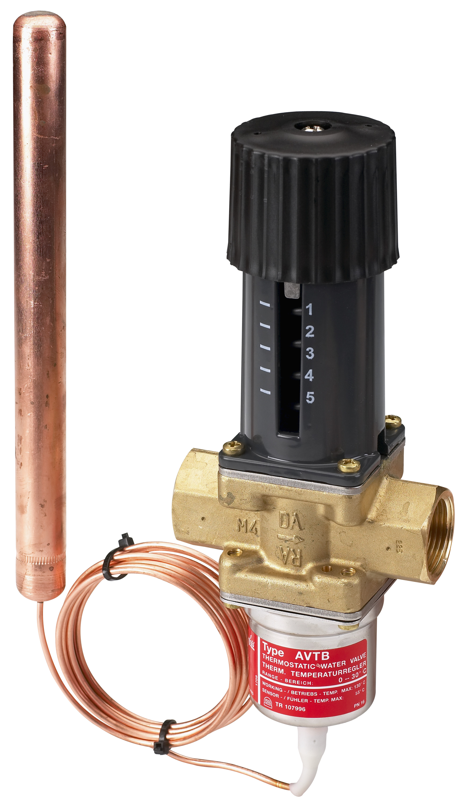 Danfoss Регулятор температуры AVTB Р-р темп.AVTB PN16 20/3,420-60/2M/н.р. 003N5115  - Вид №3