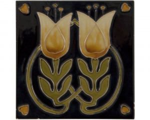 LGC092 Набор из 10 плиток кремового / желтого цветов Сarronheating