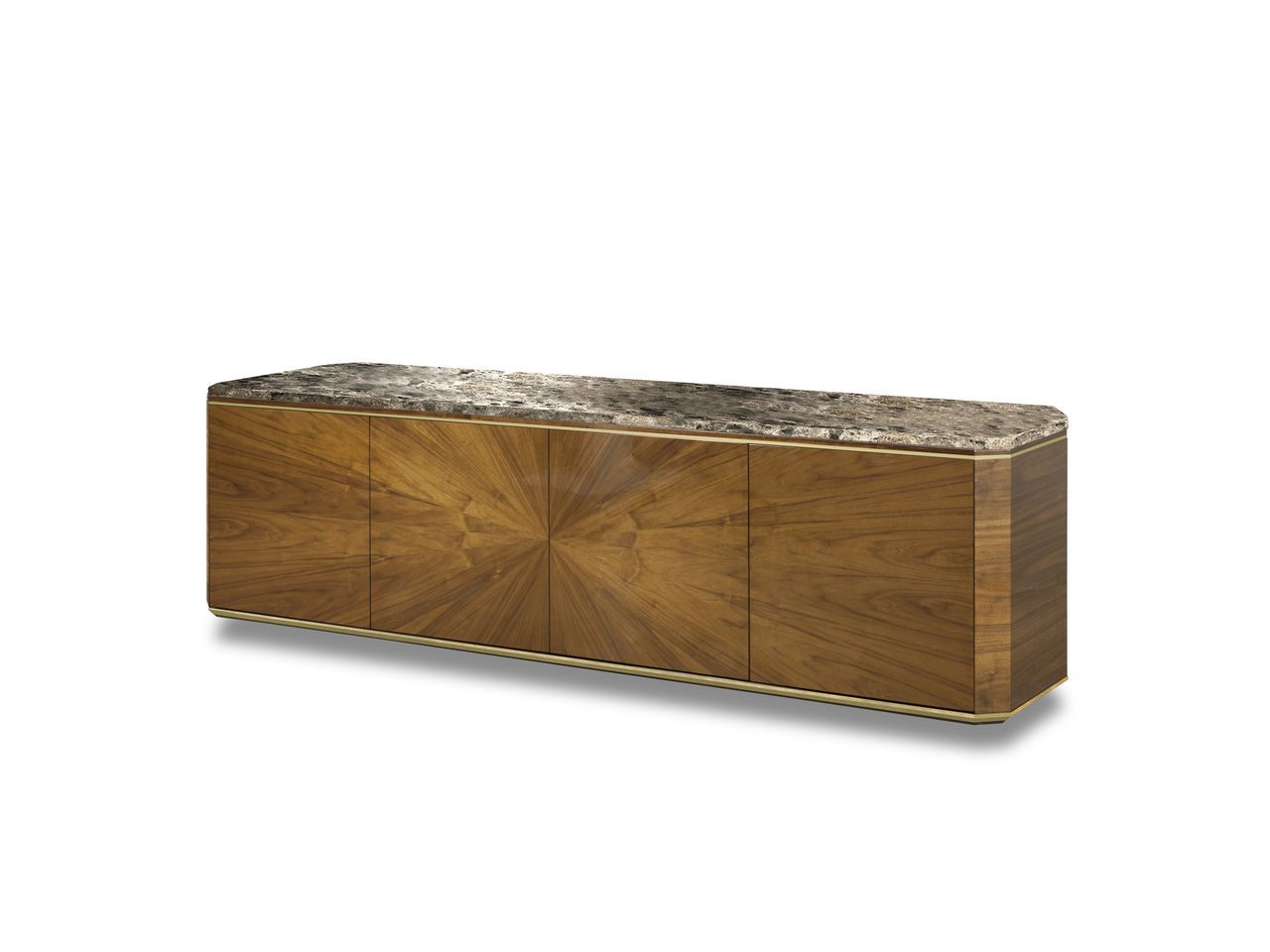 Деревянный шкаф с распашными дверями и мраморной столешницей Hurtado Evolution ARCH-00127805 - Вид №24