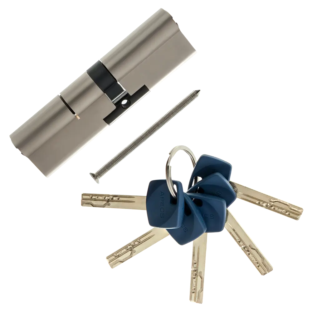 Цилиндр Apecs Premier XR-110(50/60)-NI, 50x60 мм, ключ/ключ, цвет никель ЦИЛИНДР APECS XR-110(50/60)-NI КЛЮЧ-КЛЮЧ STLM-2207047 - Вид №1