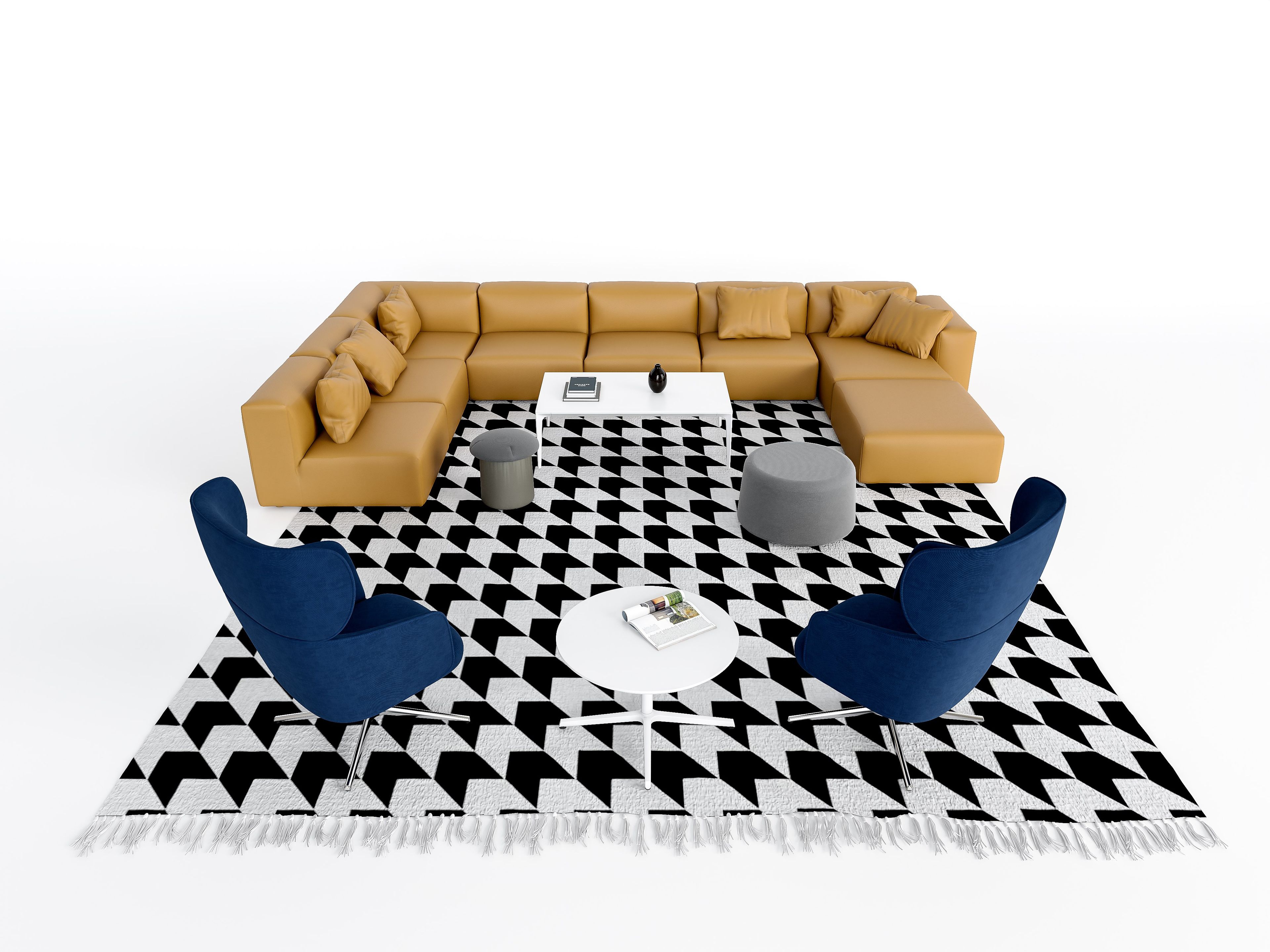 Тканевое кресло с подлокотниками Grado Design Beos ARCH-00077261 - Вид №16