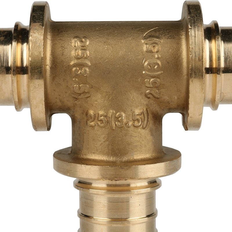 Тройник 25 аксиальный для труб из сшитого полиэтилена STOUT SFA0013000025 - Вид №2