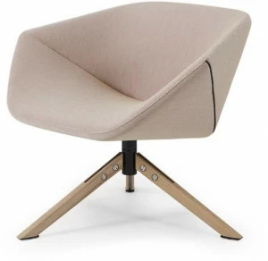 Montis Мягкое кресло на жердочке из ткани с подлокотниками Ella