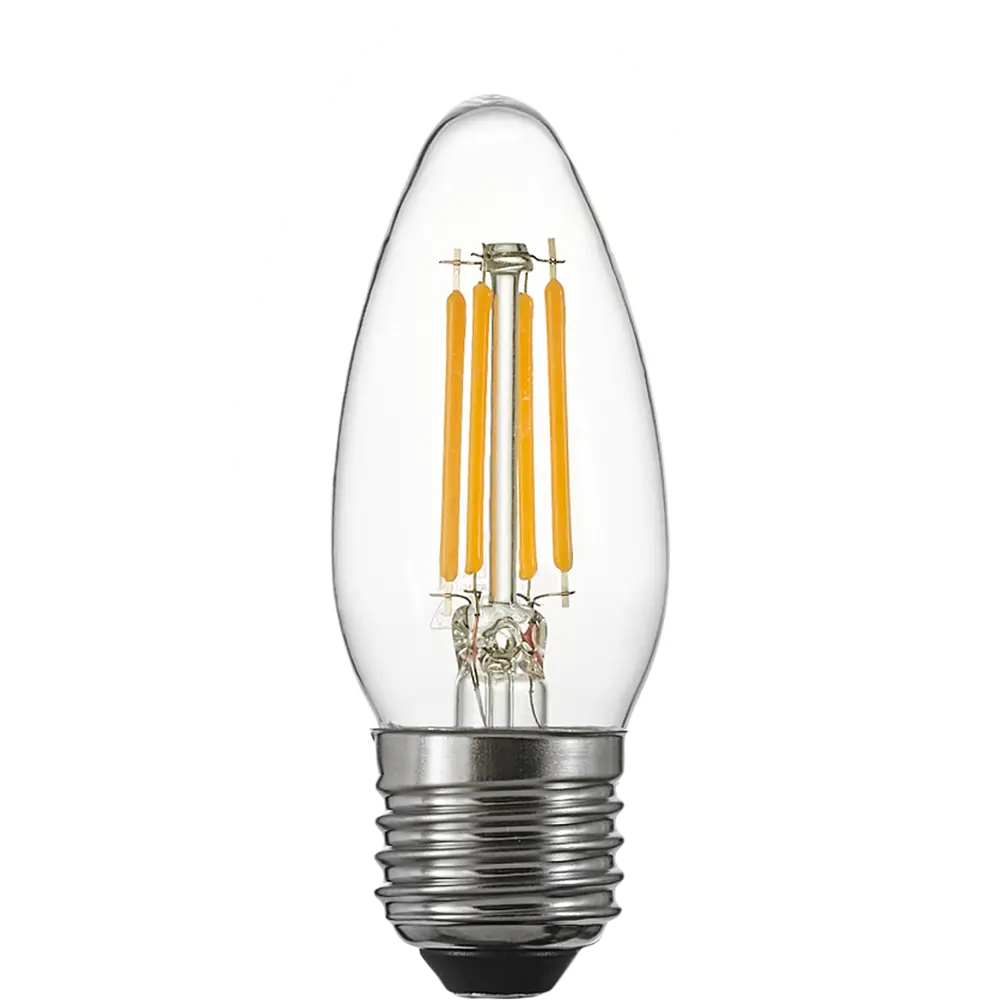 Лампа светодиодная Osram В E27 220/240 В 4 Вт свеча 470 лм нейтральный белый свет 85306940 STLM-2197009  - Вид №1