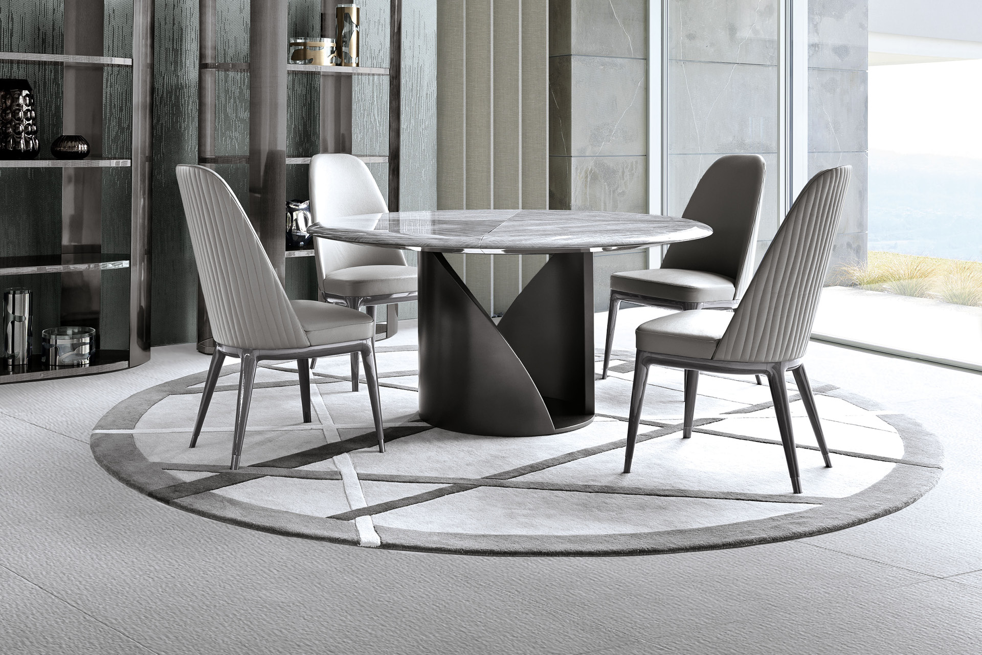 GRST144 Mirage plinius круглый ковёр - giorgio collection Декор - Вид №2