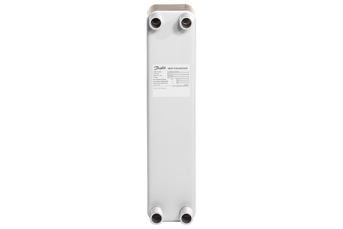Danfoss Паяный пластинчатый теплообменник серии XB37 XB 37L-1-50 Паяный ТО 004B1682  - Вид №2