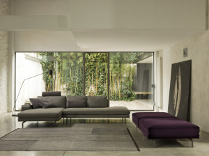 Съемный диван из ткани