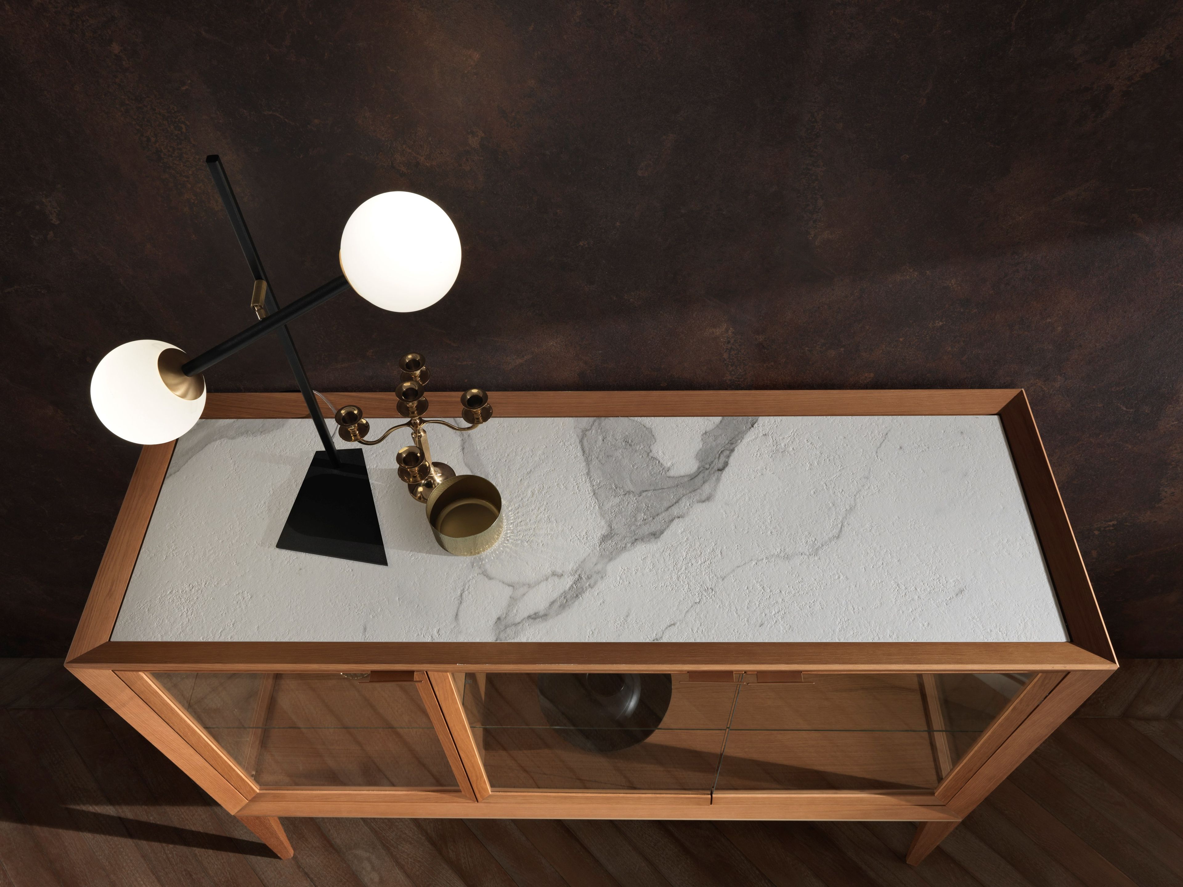 Витрина из хрусталя и дуба RIFLESSI MEDEA ARCH-00137673 - Вид №4