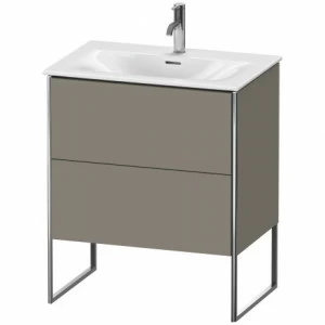 XS452309292 Тумбочка напольная XSquare #XS4523 710 x 478 мм Каменно-серый шелковисто-матовый лак