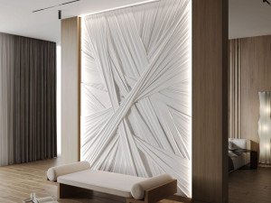 Трехмерная декоративная гипсовая панель