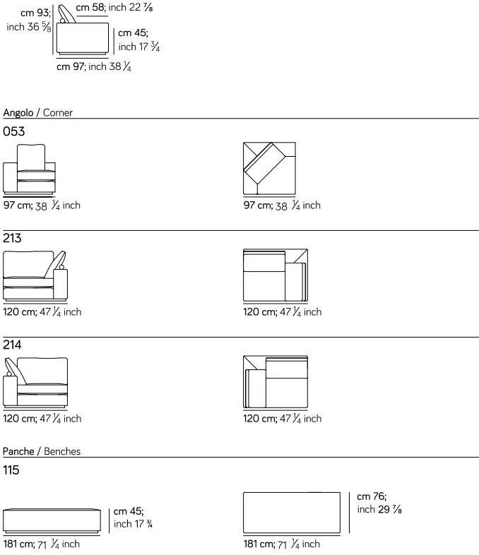 AMURA 3-х местный кожаный диван Murray Am022.296 - Вид №17