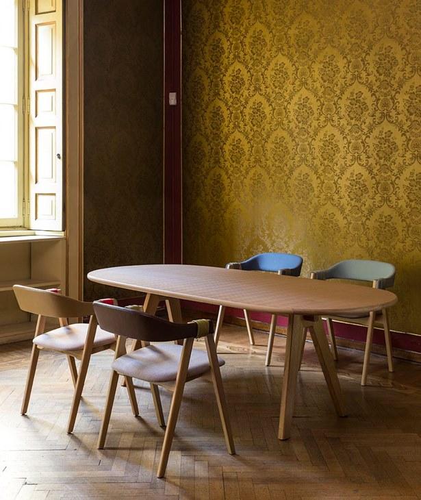 Moroso Штабелируемый деревянный стул с подлокотниками Mathilda sun-id-1407214 - Вид №13