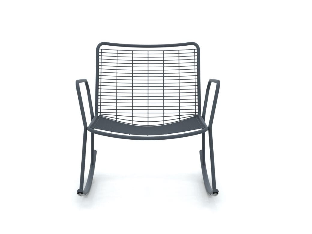 Металлическое кресло-качалка с подлокотниками Vermobil Рим ARCH-00077923 - Вид №1