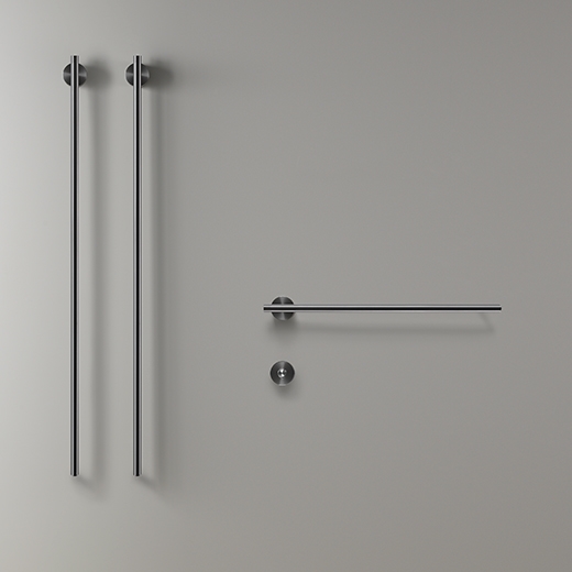 Электрический полотенцесушитель Л. 580 мм и L. 1,060 мм, кнопка питания включена  EQB73 CEADESIGN  - Вид №1