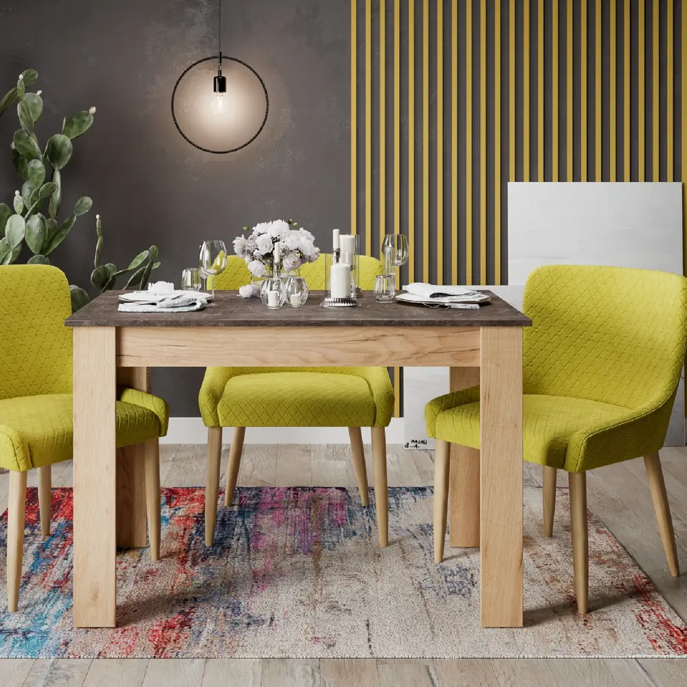 Кухонный стол Трия Промо Т2 110x67x73 см прямоугольник ДСП цвет дуб крафт золотой STLM-2166810 - Вид №8