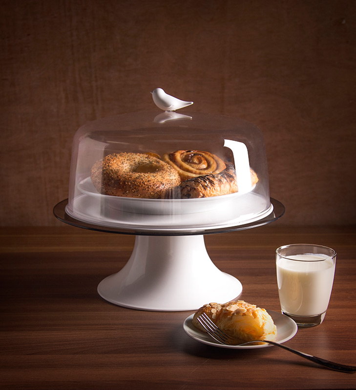 QL10189-GN Тортовница sparrow зеленая Qualy  - Вид №2