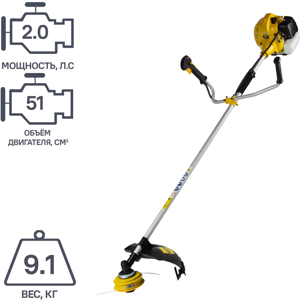 Триммер бензиновый Huter GGT-460ТХ 2 л.с STLM-2097083 - Вид №1
