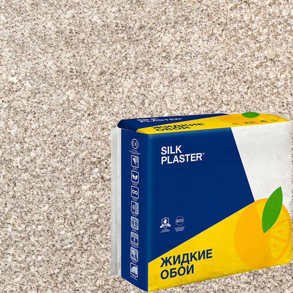 Жидкие обои Silk Plaster Absolute А222 1.05 кг цвет серо-кофейный STLM-2167348