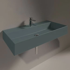 AG91NAVYMATT Подвесная раковина настенная прямоугольная Simas Agile