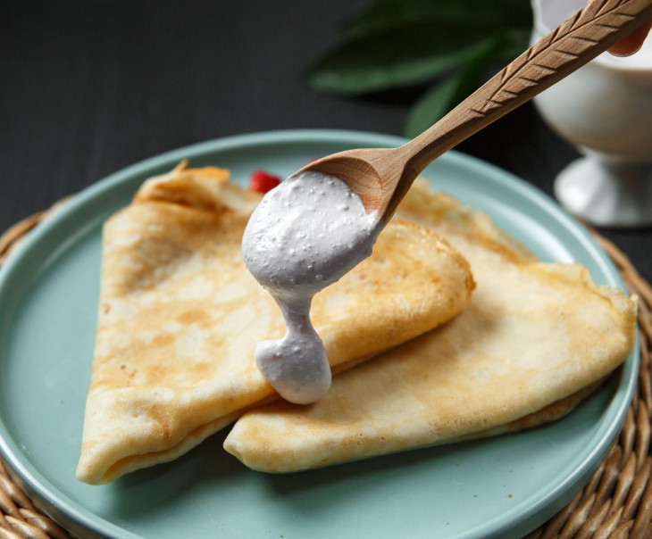 9299 Блинчики с творожно-ягодным муссом Вкусляндия  - Вид №1