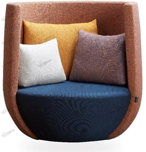 ROSSIN Вращающееся кресло с тканевой обивкой Nido sun-id-1440911