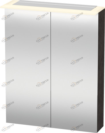 XL759207272 X-Large Зеркальный шкафчик Дуб брашированный, натуральный шпон Duravit
