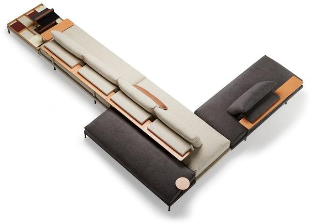 José Martínez Medina Модульный угловой диван Blacktone sun-id-1504347 - Вид №5