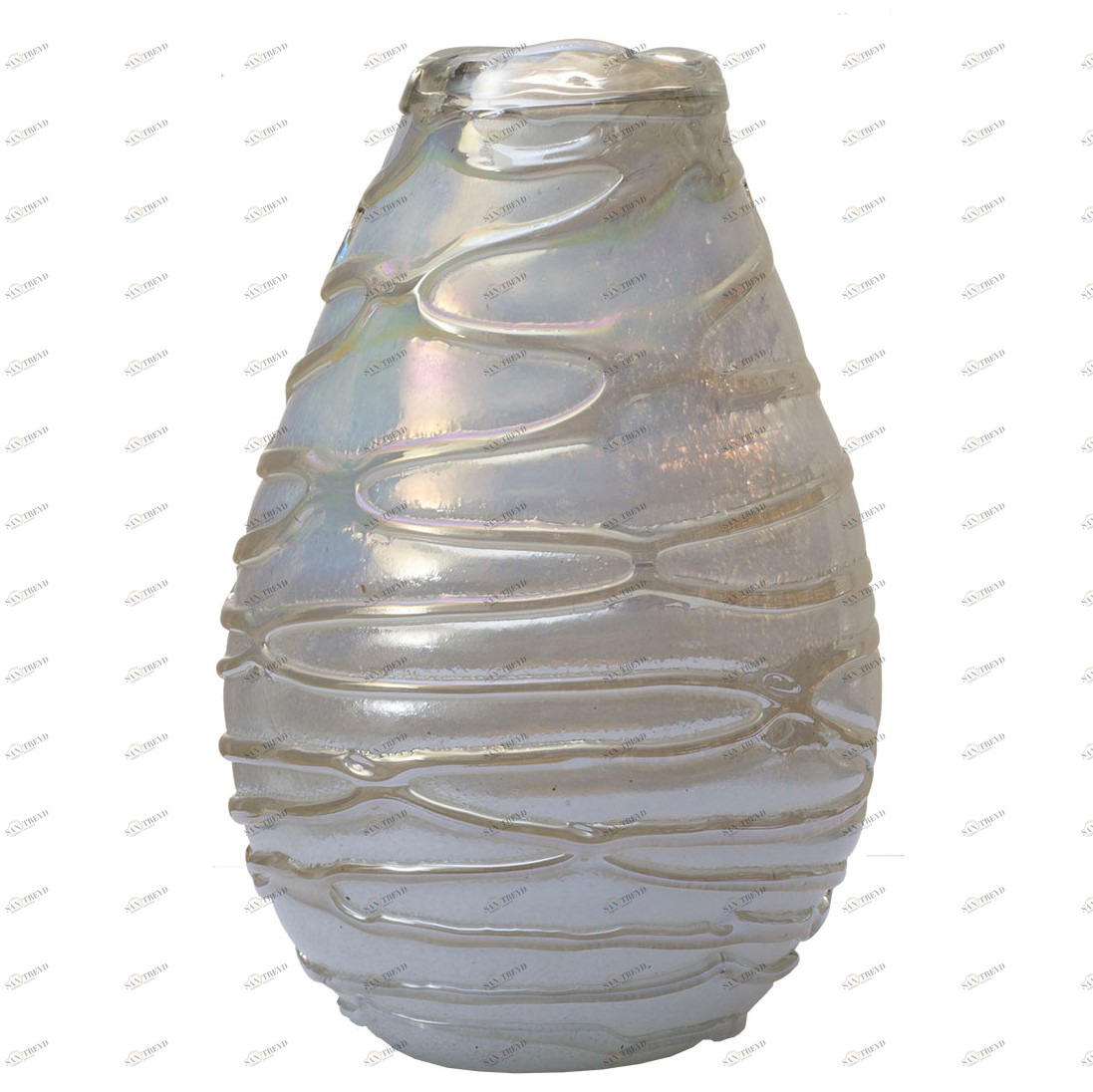 Ваза стеклянная белая от Garda Decor GARDA DECOR - 209349 Белый 