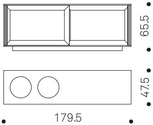 FIORONI Комод из лиственницы с раздвижными дверцами sun-id-1451441 - Вид №4