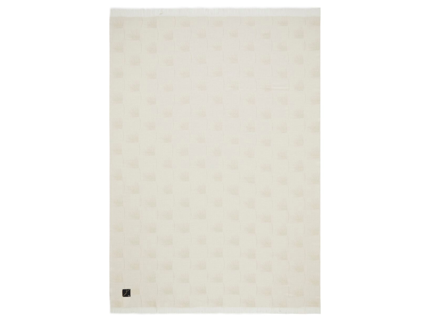 Шерстяной жаккардовый плед K-3 Sakura ARCH-00070778 - Вид №1