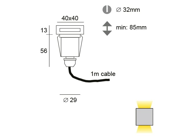Открытый алюминиевый светодиодный маркер BEL-LIGHTING ARCH-00131082 - Вид №7