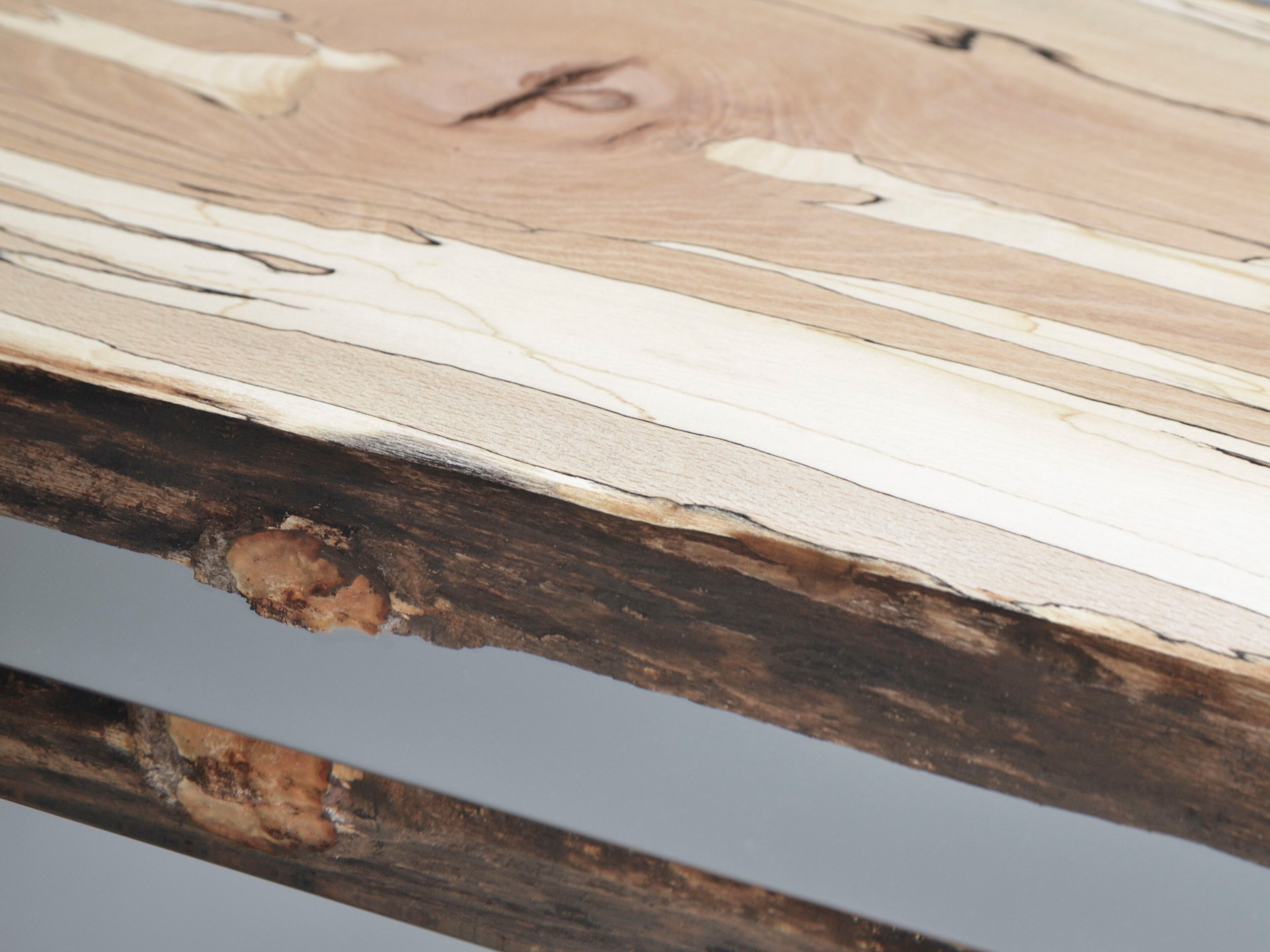 Прямоугольная консоль из массива дерева и смолы alcarol Fungi ARCH-00104320 - Вид №6