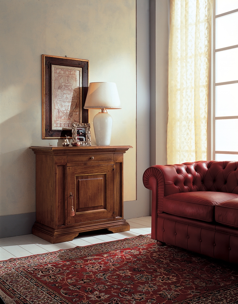 1818 Tifernoit Тумба под телевизор с ящиком и дверцей Soggiorno  - Вид №1