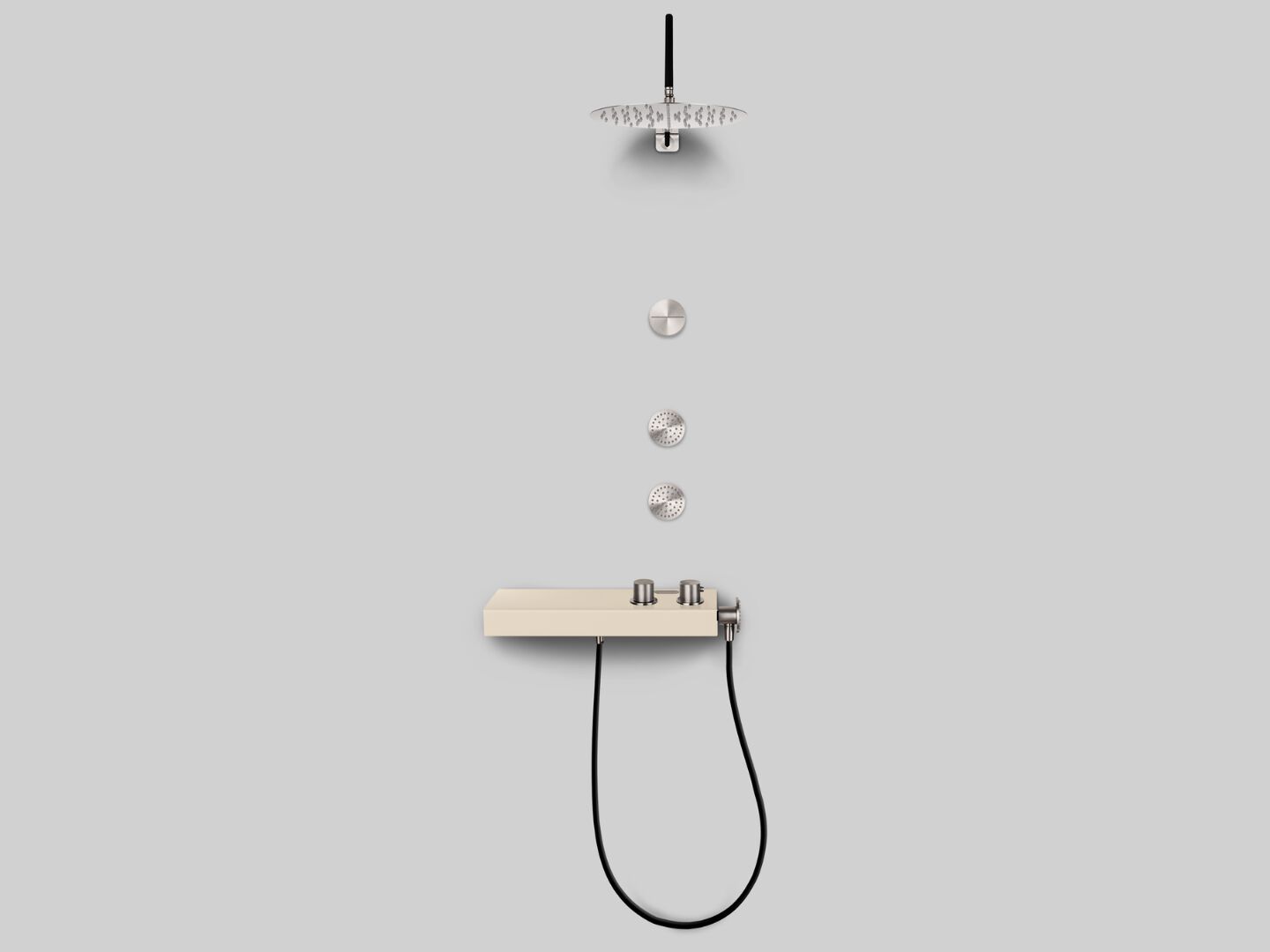 Набор для душа из нержавеющей стали с душем и ручным душем Cropelli Alyssia ARCH-00052055 - Вид №24