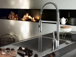 Nobili Rubinetterie Хромированный кухонный смеситель на одно отверстие Billy Oz45300/3cr