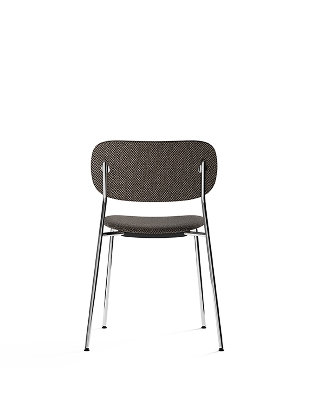 1178004-001H00ZZ MENU Обеденный стул, полностью обитый, хром Дакар - 0842  - Вид №1