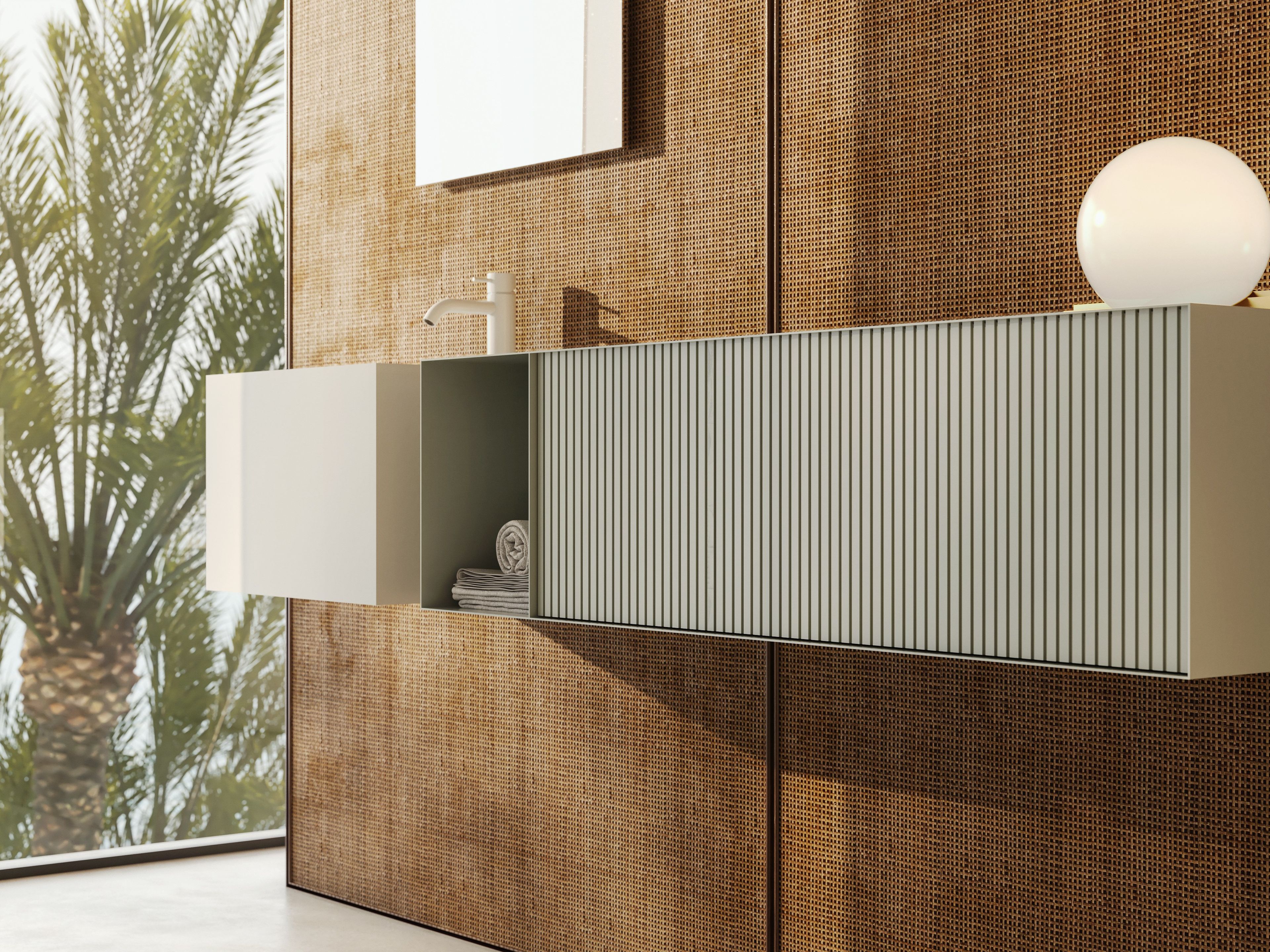 Подвесной туалетный столик из листового металла с дверцами Moab Zero20 ARCH-00133463 - Вид №15