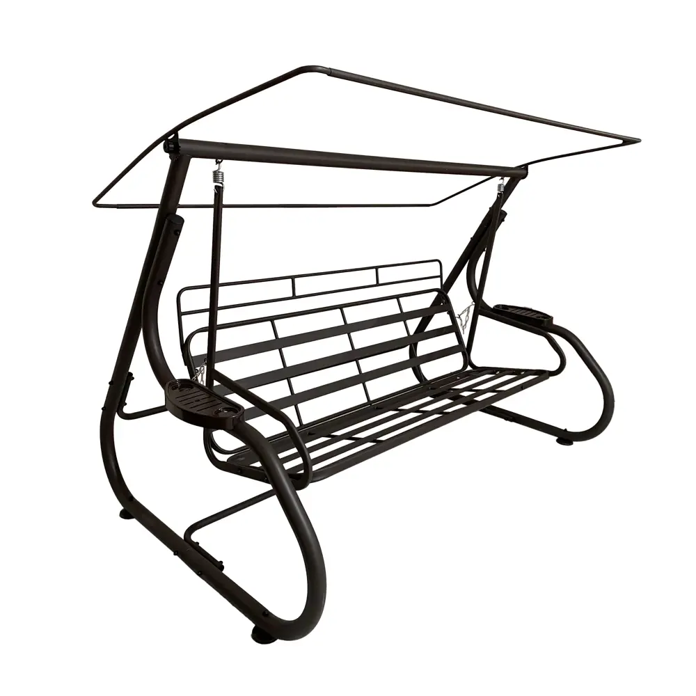 Качели садовые Greengard Сиена 3-х местные серый STLM-2026277 - Вид №2