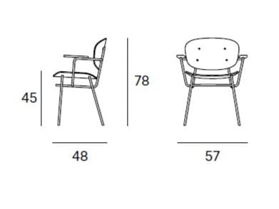 Стул из ясеня с подлокотниками Blasco&Vila Fosca ARCH-00022906 - Вид №8