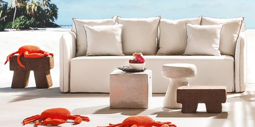 Gervasoni Прямоугольный журнальный столик из пробки Cork sun-id-1344992 - Вид №1