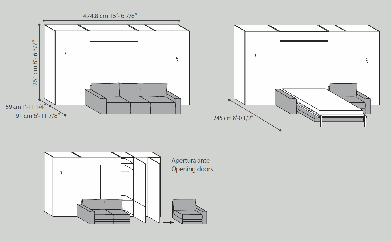 Композиция из модулей  TUMIDEI 279  - Вид №2